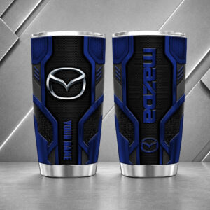 Alternative view of Mazda 20oz Tumbler | 3D Carbon Armour Travel Mug
