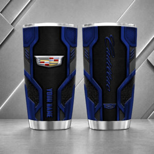 Alternative view of Cadillac 20oz Tumbler | 3D Carbon Armour Travel Mug