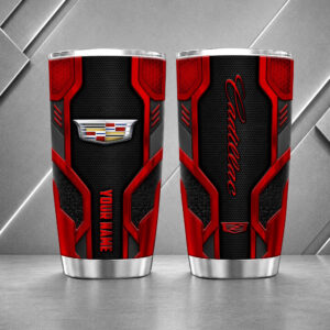 Cadillac 20oz Tumbler | 3D Carbon Armour Travel Mug