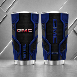 Alternative view of Gmc 20oz Tumbler | 3D Carbon Armour Travel Mug