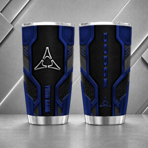 Alternative view of Dodge 20oz Tumbler | 3D Carbon Armour Travel Mug