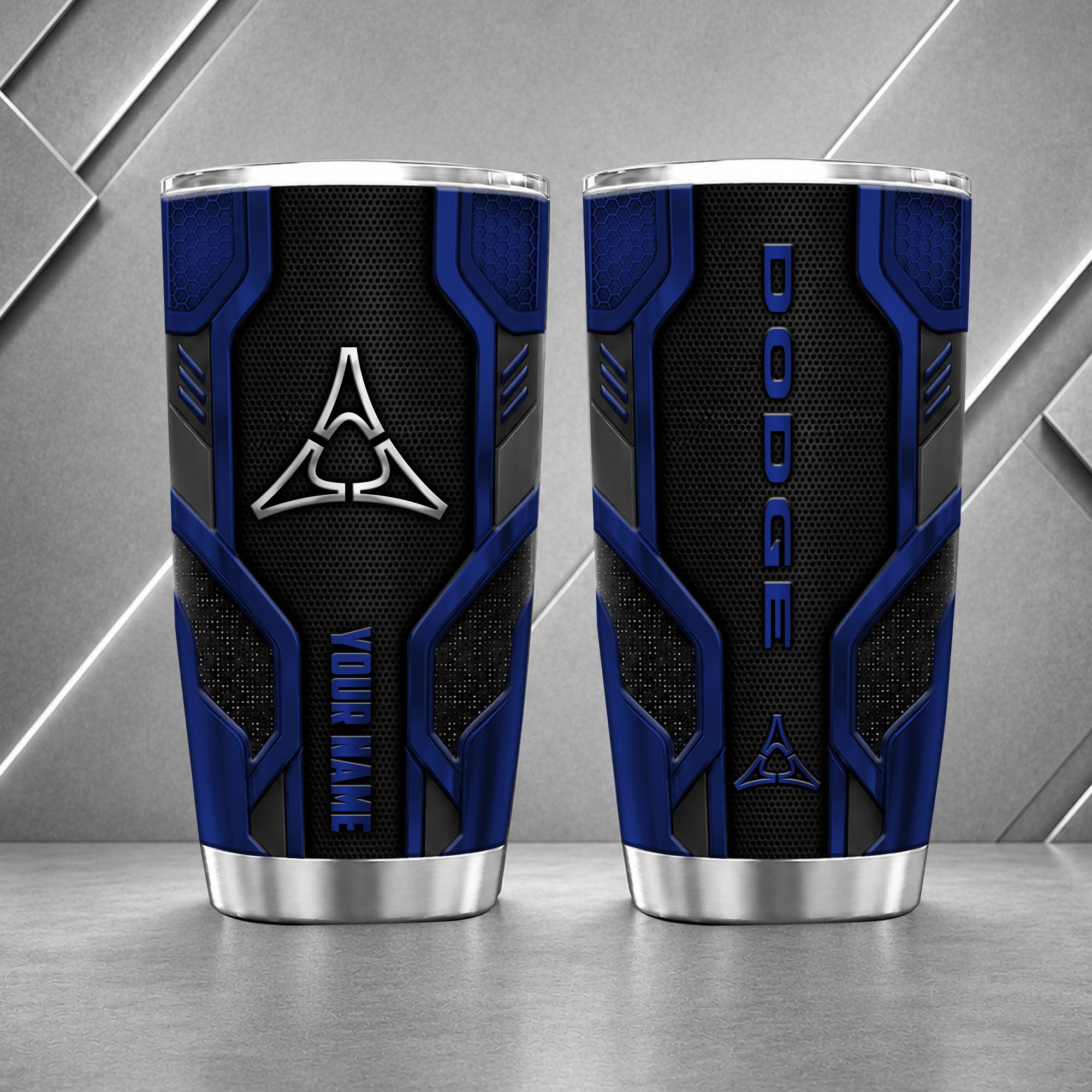 Dodge 20oz Tumbler | 3D Carbon Armour Travel Mug - Image 2