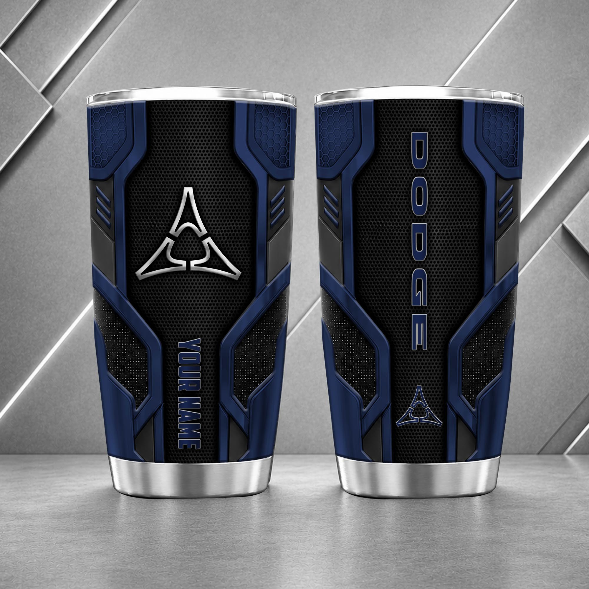 Dodge 20oz Tumbler | 3D Carbon Armour Travel Mug - Image 5