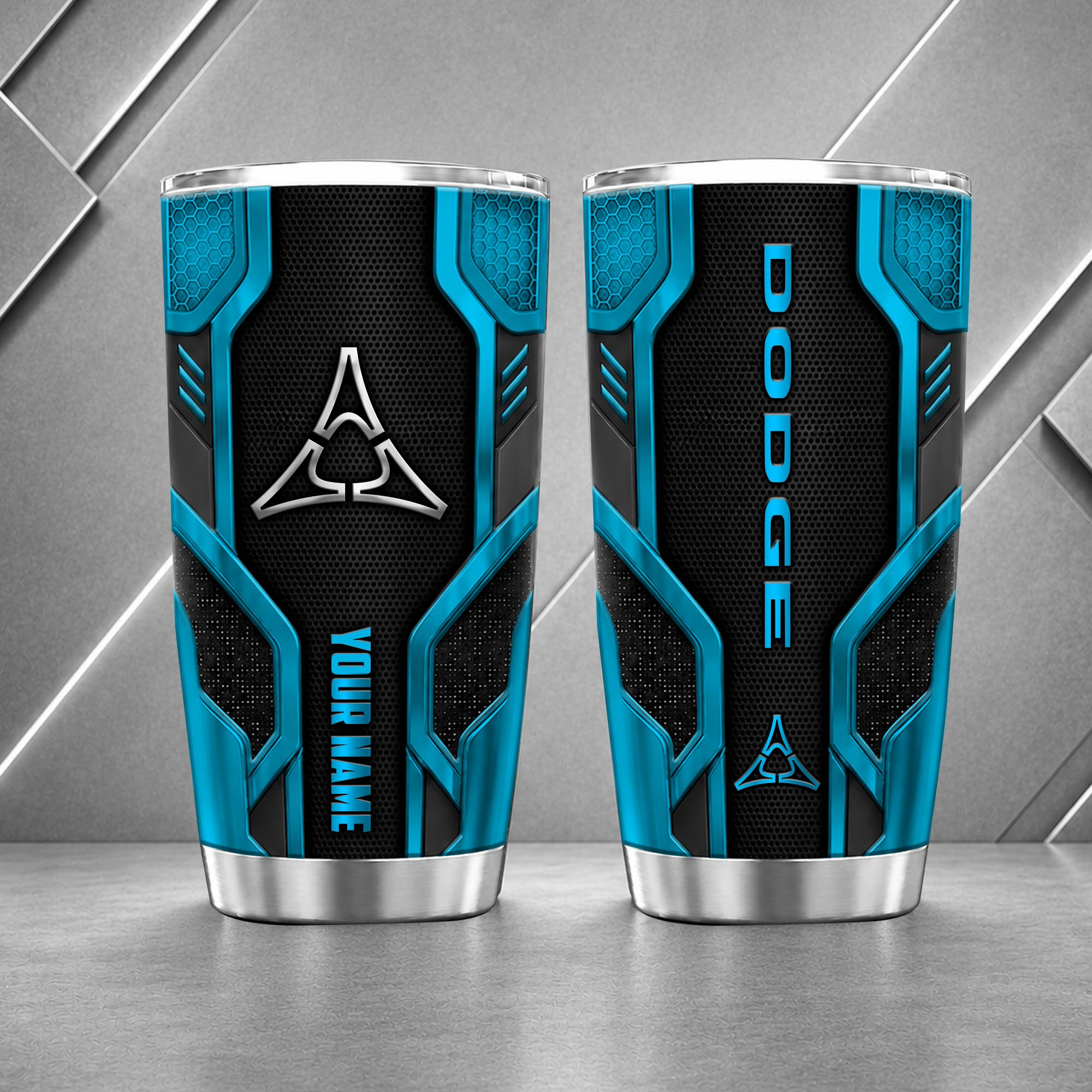 Dodge 20oz Tumbler | 3D Carbon Armour Travel Mug - Image 7