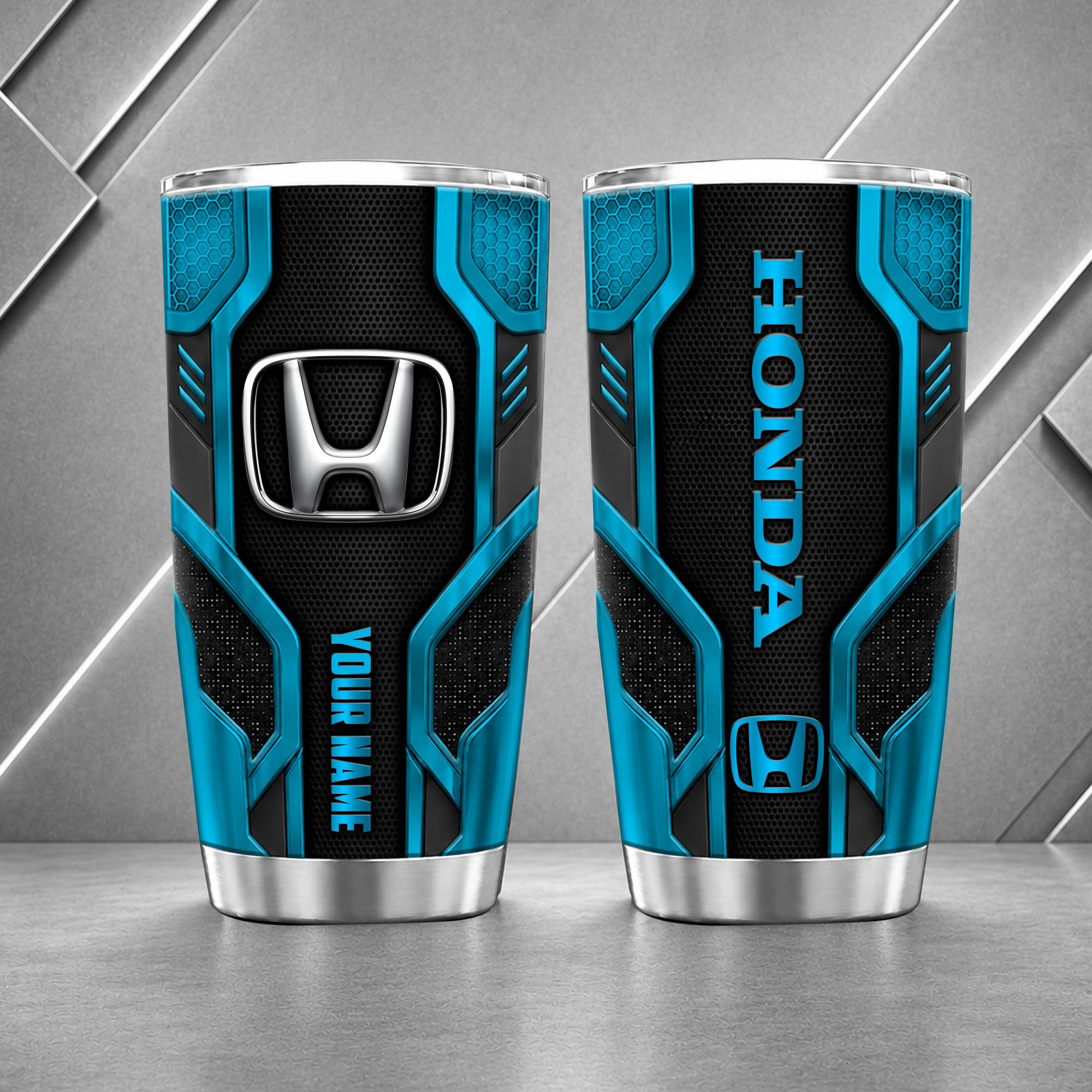 Honda Car 20oz Tumbler | 3D Carbon Armour Travel Mug - Image 7