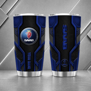 Alternative view of Saab 20oz Tumbler | 3D Carbon Armour Travel Mug