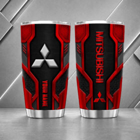 Mitsubishi 20oz Tumbler | 3D Carbon Armour Travel Mug