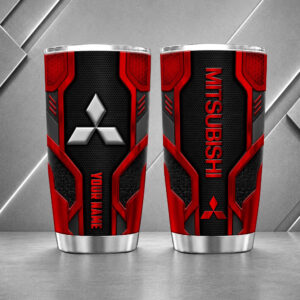Mitsubishi 20oz Tumbler | 3D Carbon Armour Travel Mug