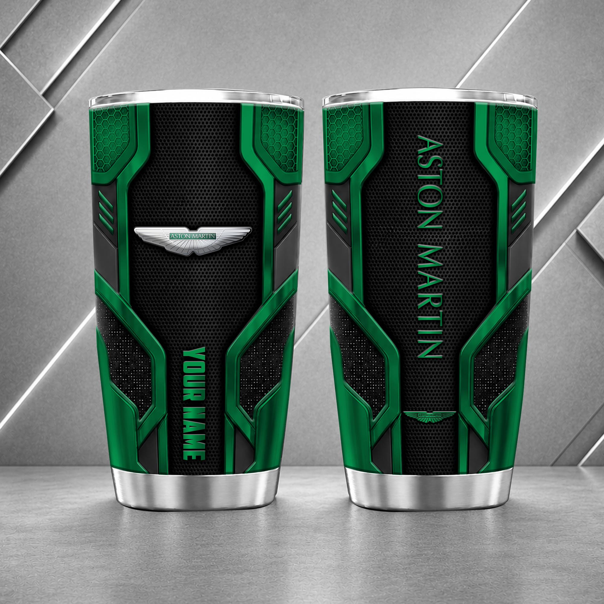 Aston Martin 20oz Tumbler | 3D Carbon Armour Travel Mug - Image 3