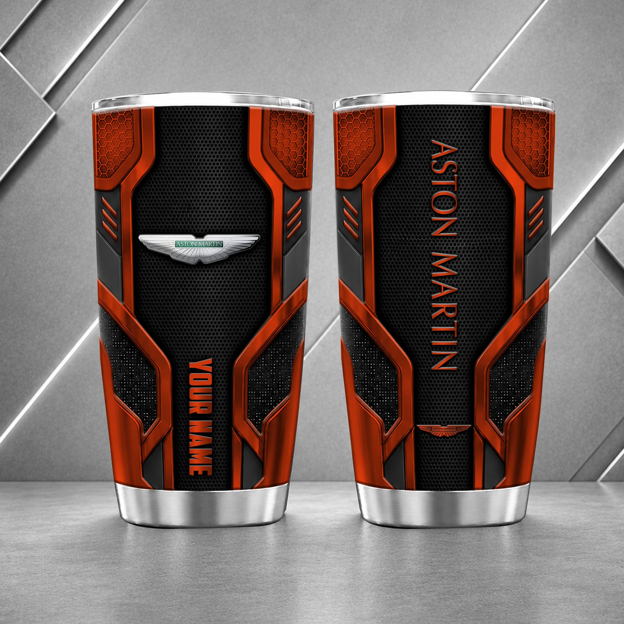Aston Martin 20oz Tumbler | 3D Carbon Armour Travel Mug - Image 6