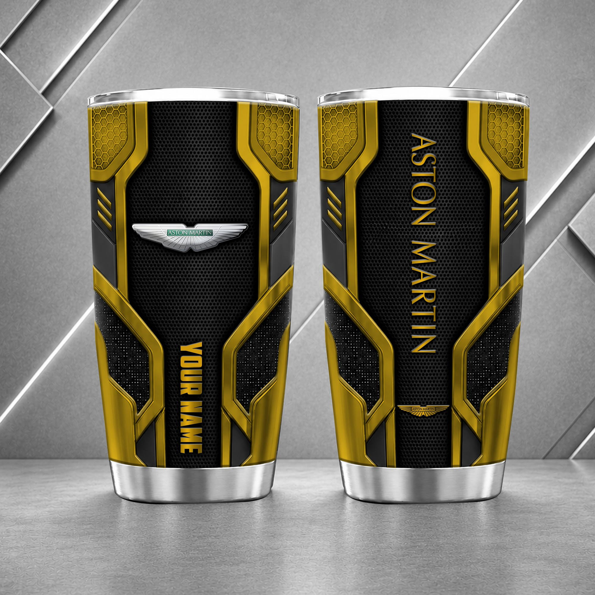 Aston Martin 20oz Tumbler | 3D Carbon Armour Travel Mug - Image 8
