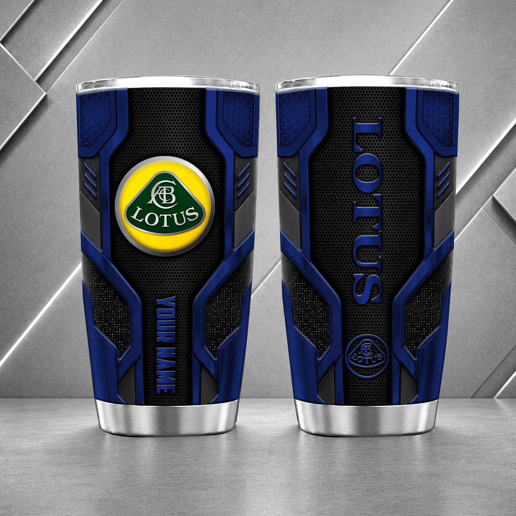 Lotus 20oz Tumbler | 3D Carbon Armour Travel Mug - Image 2