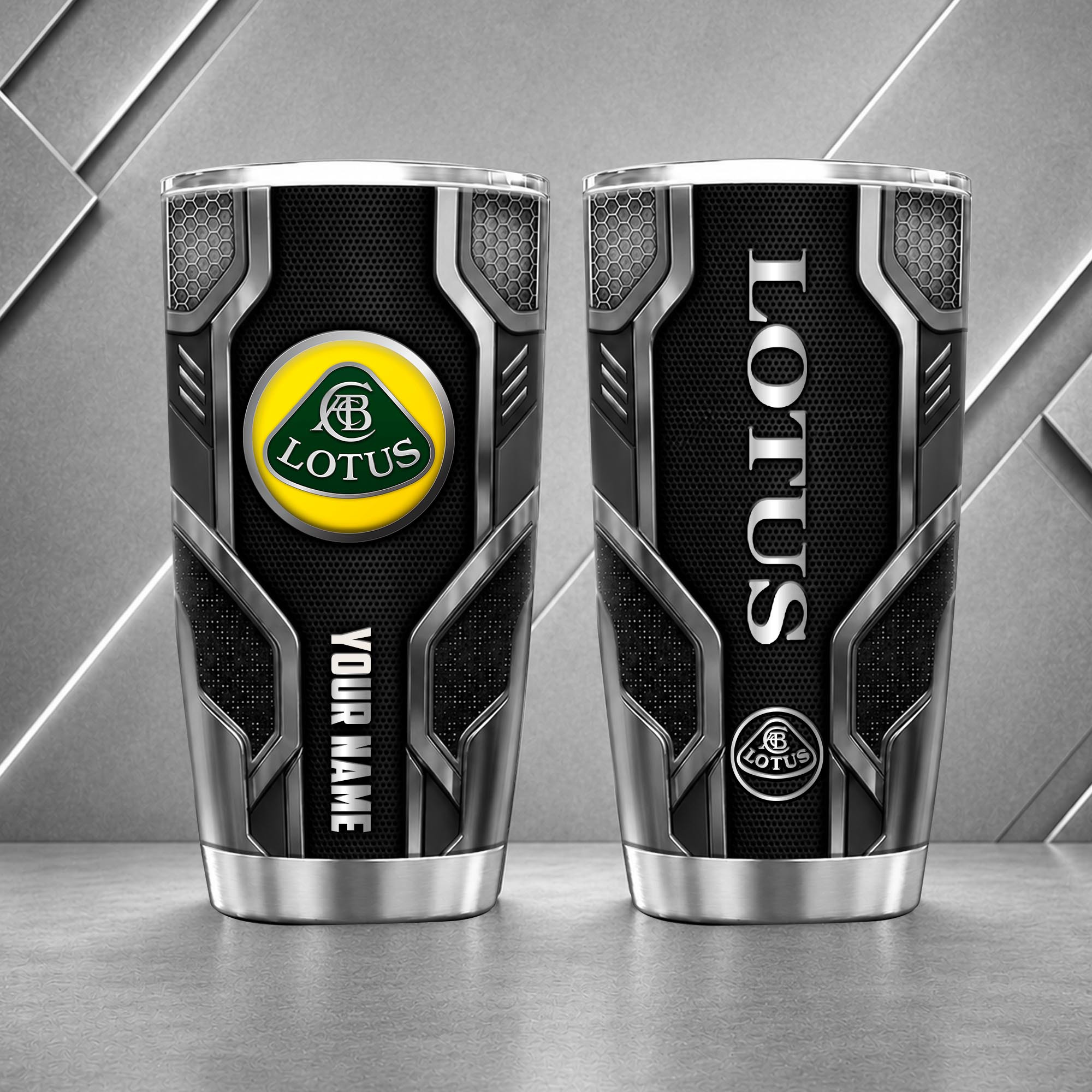 Lotus 20oz Tumbler | 3D Carbon Armour Travel Mug - Image 4