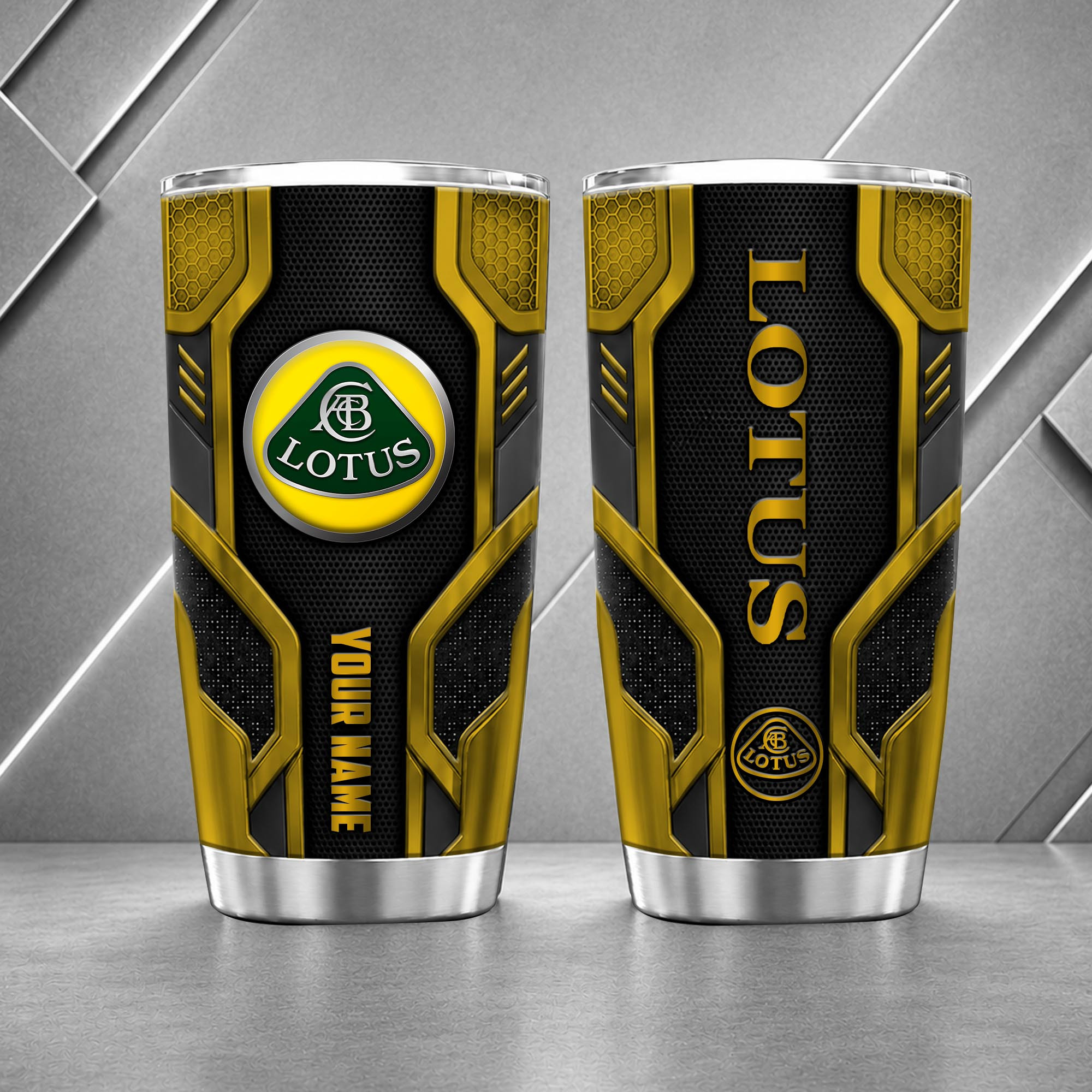Lotus 20oz Tumbler | 3D Carbon Armour Travel Mug - Image 8