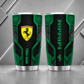 Ferrari 20oz Tumbler | 3D Carbon Armour Travel Mug