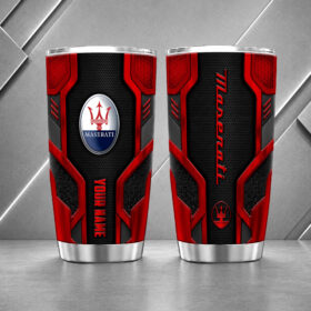 Maserati 20oz Tumbler | 3D Carbon Armour Travel Mug