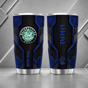 Alternative view of Ural 20oz Tumbler | 3D Carbon Armour Biker Travel Mug