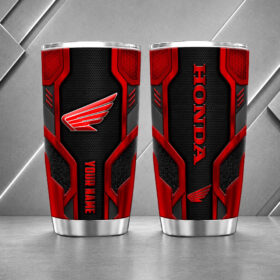 Honda Motor 20oz Tumbler | 3D Carbon Armour Biker Travel Mug
