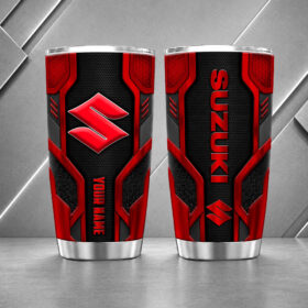 Suzuki motorcycles 20oz Tumbler | 3D Carbon Armour Biker Travel Mug