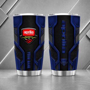 Alternative view of Aprilia Motorcycles 20oz Tumbler | 3D Carbon Armour Biker Travel Mug