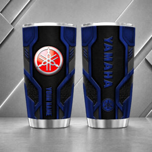 Alternative view of Yamaha Motor 20oz Tumbler | 3D Carbon Armour Biker Travel Mug