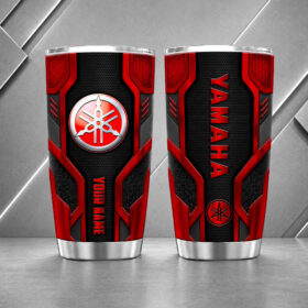 Yamaha Motor 20oz Tumbler | 3D Carbon Armour Biker Travel Mug