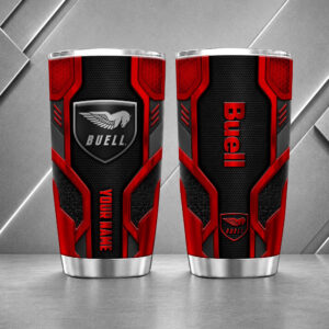 Buell Motorcycles 20oz Tumbler | 3D Carbon Armour Biker Travel Mug