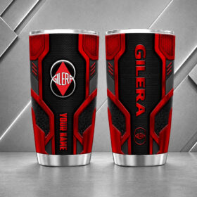 Gilera 20oz Tumbler | 3D Carbon Armour Biker Travel Mug
