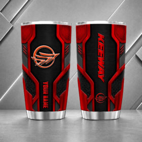 Keeway 20oz Tumbler | 3D Carbon Armour Biker Travel Mug