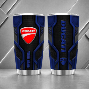 Alternative view of Ducati 20oz Tumbler | 3D Carbon Armour Biker Travel Mug
