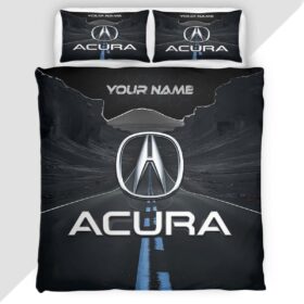 Acura Duvet Cover – Custom Name Car Bedding Set