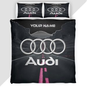Audi Duvet Cover - Custom Name Car Bedding Set
