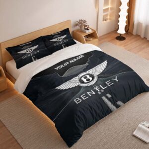Alternative view of Bentley Duvet Cover - Custom Name Car Bedding Set