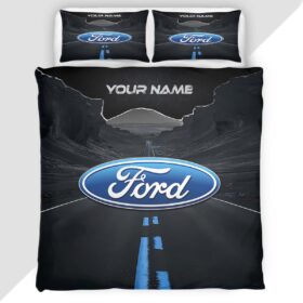 Ford Duvet Cover – Custom Name Car Bedding Set