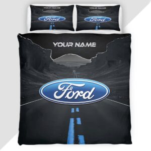 Ford Duvet Cover - Custom Name Car Bedding Set