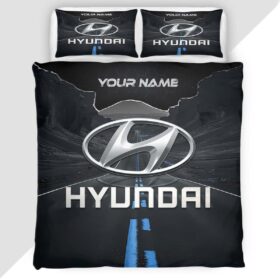 Hyundai Duvet Cover – Custom Name Car Bedding Set