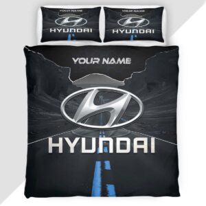 Hyundai Duvet Cover - Custom Name Car Bedding Set