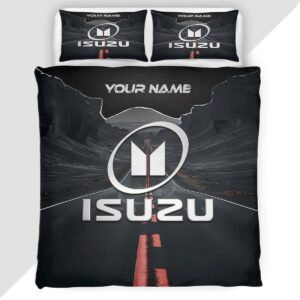 Isuzu Duvet Cover - Custom Name Car Bedding Set