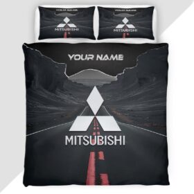 Mitsubishi Duvet Cover – Custom Name Car Bedding Set