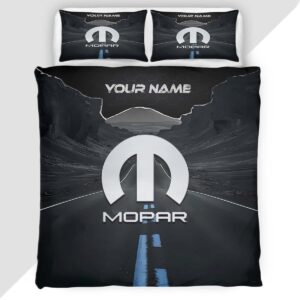 Mopar Duvet Cover - Custom Name Car Bedding Set