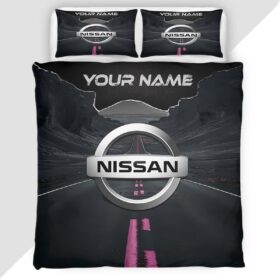 Nissan Duvet Cover – Custom Name Car Bedding Set