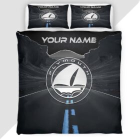 Plymouth Duvet Cover – Custom Name Car Bedding Set
