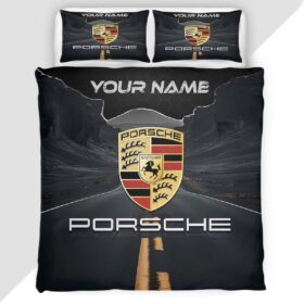 Porsche Duvet Cover – Custom Name Car Bedding Set