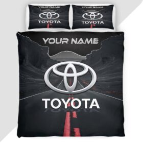 Toyota Duvet Cover – Custom Name Car Bedding Set