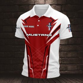 Ford Mustang Car 4 Polo Shirt