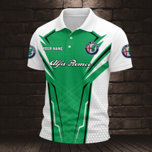 Alternative view of Alfa Romeo Car 4 Polo Shirt