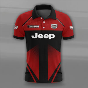 Alternative view of Jeep Car 3 Polo Shirt
